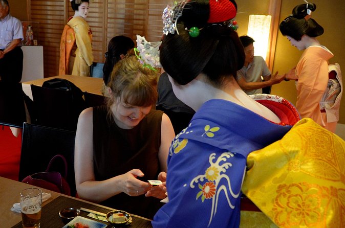 Authentic Maiko Experience&Kyoto Lunch (Free drink) at Noh Stage - The Dance Show Explained, Then Your Questions (12:45 to about 13:10)