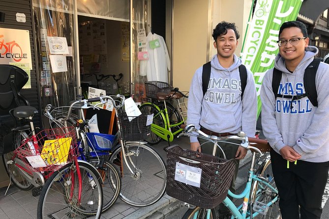 City cycle (no gear change) - Starting Point At Shimmachi-Rokkakukan: Getting On The Bike Fast