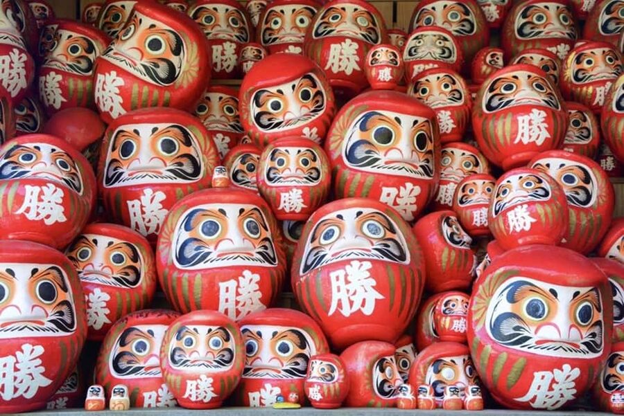 FromOsaka:KatsuojiTemple,Kiyomizudera,Arashiyama,Matcha - Katsuo-ji Temple: Victory Daruma, fortune telling, and stamp rally fun