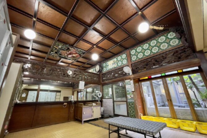Guide tour of Japanese bathing culture at Funaoka Onsen - Sarasa Nishijin Cafe, Built From a Former Public Bathhouse