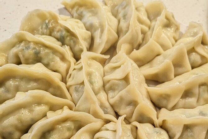 Home style Ramen and Homemade Gyoza in Kyoto - What you cook: ramen soup, handmade gyoza skins, and cucumber pickles
