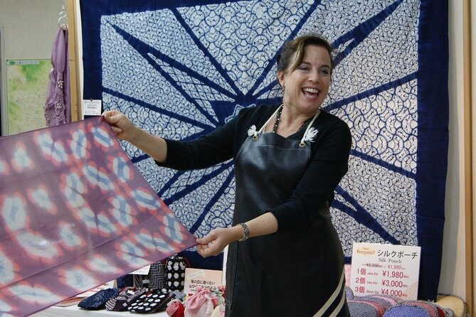 Itajime Shibori Scarf Class - Kyoto Shibori Museum, at a craft level that feels doable