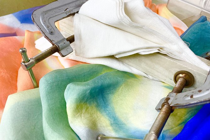 Itajime Shibori Scarf Class - Price and value: $43.60 for craft plus museum admission