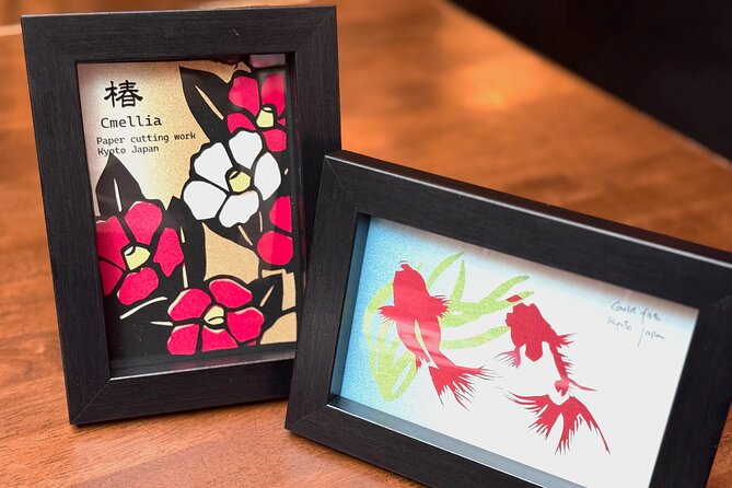 Japanese Kirie Paper Cutting Workshop: Create Your Own Art - What you take home: postcard-sized Kirie and how to display it