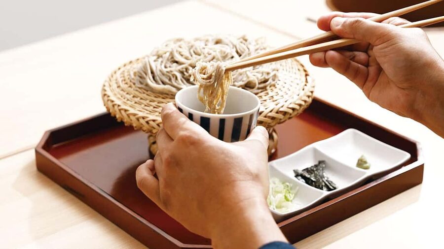 Japanese Soba Noodle Making Experience & Workshop in Kyoto - Cooking and eating your soba, warm or chilled