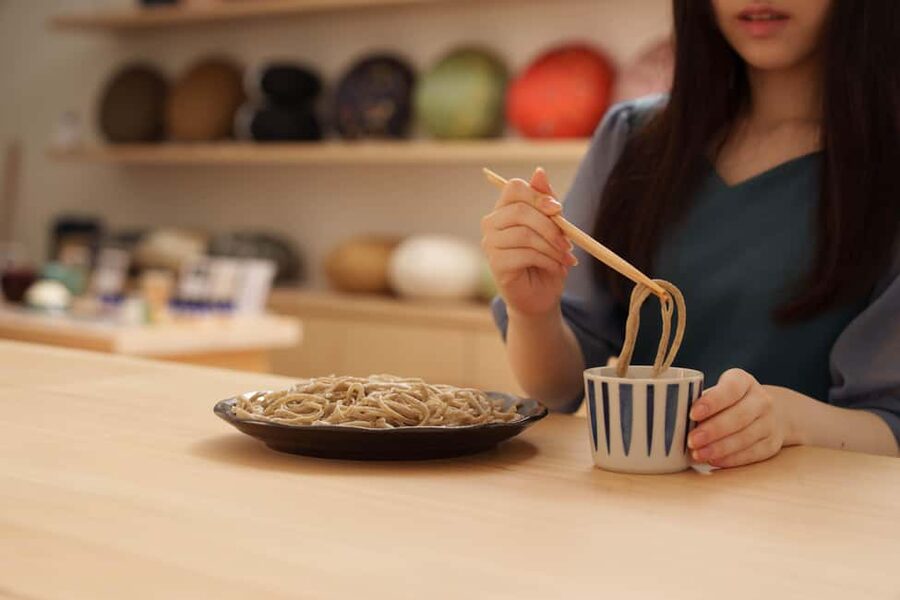 Japanese Soba Noodle Making Experience & Workshop in Kyoto - Matcha time and a Kyoto sweet to finish strong