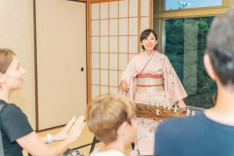 Kyoto:60-Minute Matcha with Traditional Japanese music show - The music program: from Japanese tradition to anime and game themes