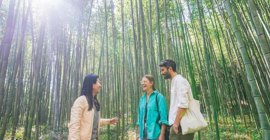 Kyoto Arashiyama Bamboo forest & Hidden Garden Walking Tour - Finding the calm start at Saga-Arashiyama Station