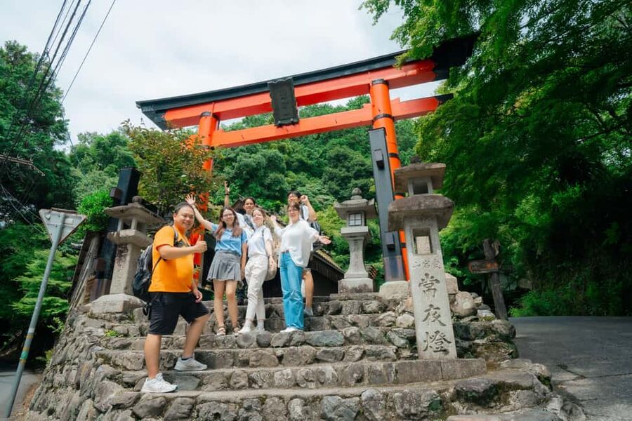 Kyoto Arashiyama tour: Iconic Sights and Hidden Treasures - Kameyama Park and finishing at Togetsukyo Bridge