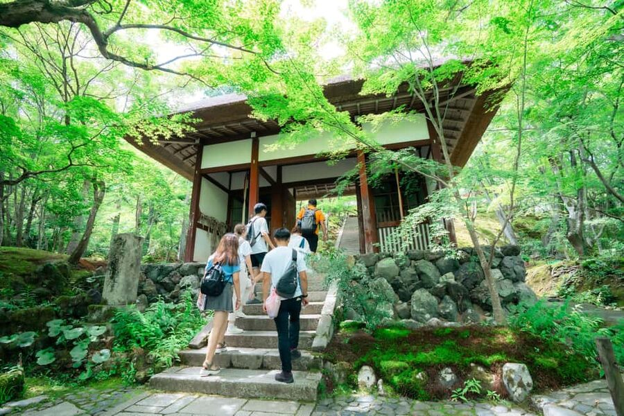 Kyoto Arashiyama tour: Iconic Sights and Hidden Treasures - Meeting at Randen Arashiyama Station, then a quick hop into the quieter parts
