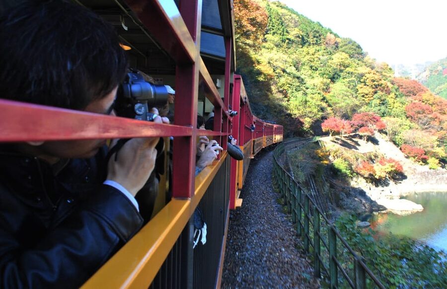 Kyoto: Arashiyama Tour with optional Sagano Romantic Train - Arashiyama Bamboo Forest: when to slow down
