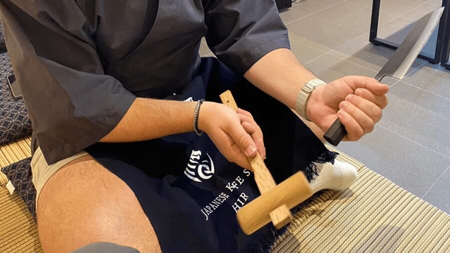 Kyoto: Beginner Knife Sharpening & Handle Fitting Workshop - A bench-top skill session at HIRAI in Kyoto