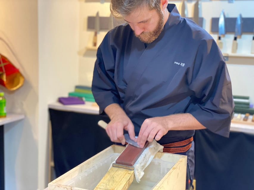 Kyoto: Beginner Knife Sharpening & Handle Fitting Workshop - Sharpening practice that builds confidence for everyday use