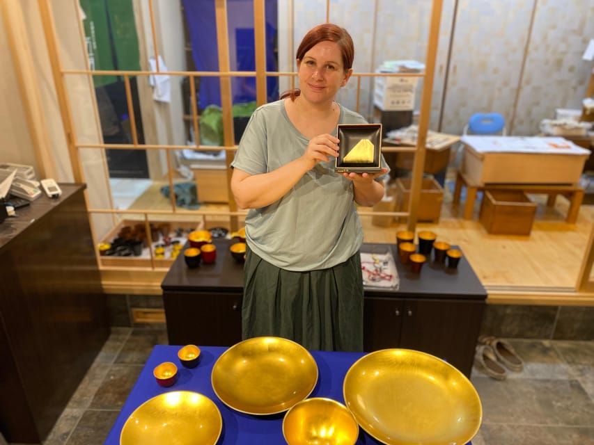 Kyoto: Experience the UNESCO-protected art of gold leaf - The 2-Hour Gold Leaf Workshop: Stamping, Applying, and Learning