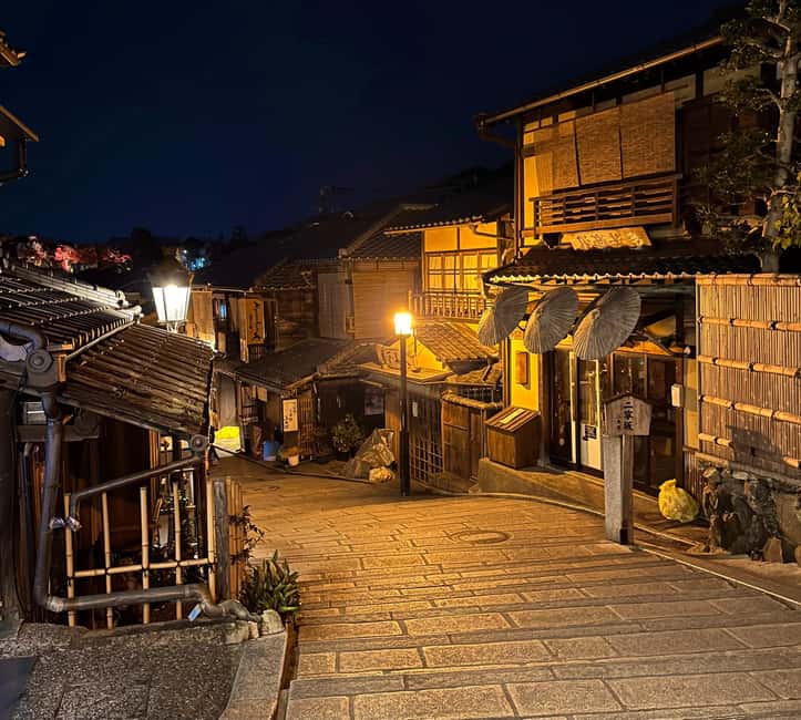 Kyoto: Gion Magical Night Walking Tour with Geisha Trivia - Beyond the lanes: a matchmaking shrine stop you can actually understand