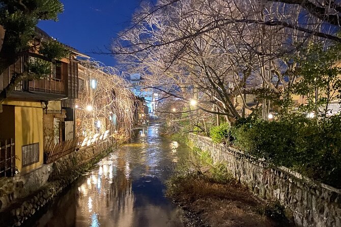 Kyoto: Gion Night Walking Tour with Geisha Insight - Shirakawa Canal after dark: the easy-to-miss photo angle