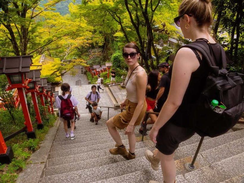 Kyoto: Hike and Hot Springs in Kurama - Kurama village finish: lunch choices, strolling, and onsen payoff