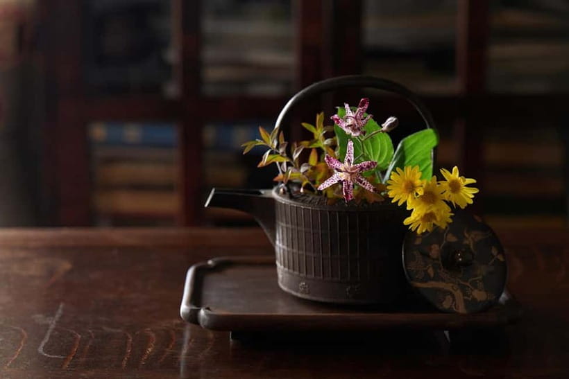 Kyoto: IKEBANA Private Program : enjoy the view of Kyoto! - A 90-minute private class in a Japandi-style alcove