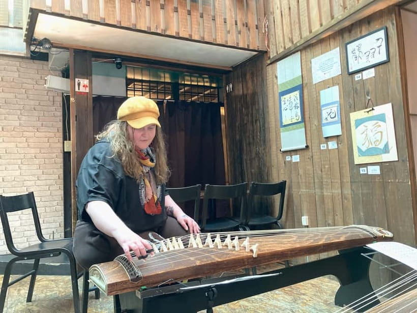 Kyoto: Japanese Koto Musical Instrument Class - The Big Moment: Playing Sakura Sakura for the First Time