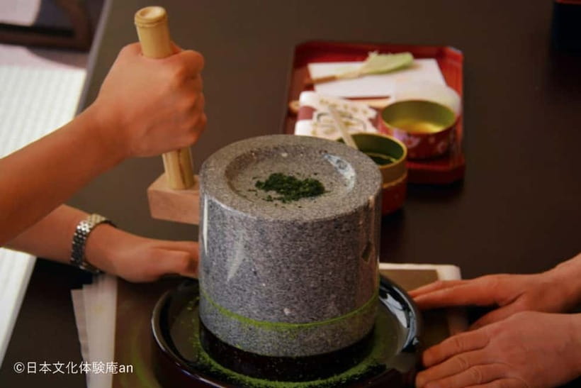 Kyoto: Japanese Traditional Sweets Making and Tea Ceremony - Making Nerikiri: coloring bean paste and shaping seasonal sweets