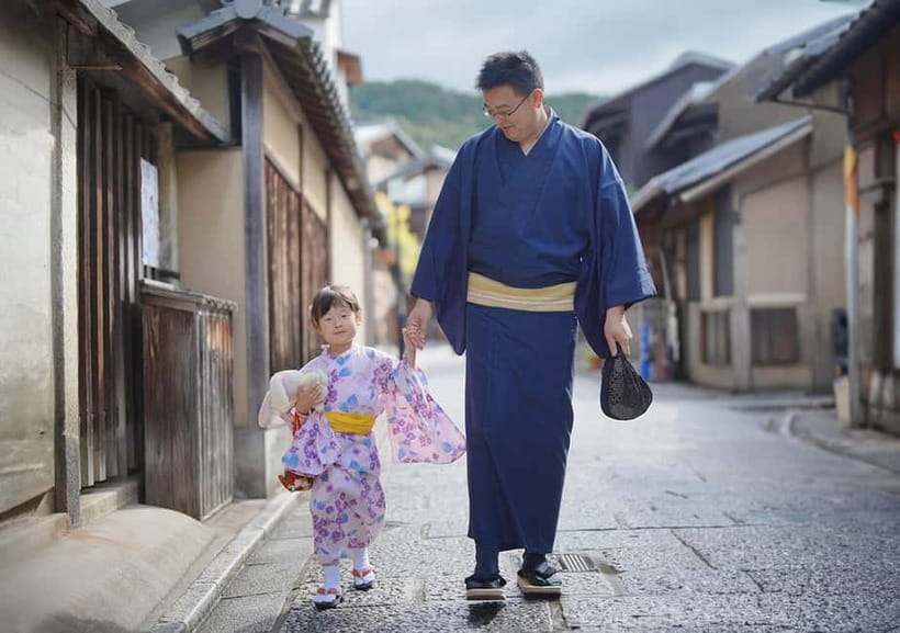 Kyoto Kimono Rental mimosa | Kimono/Yukata Rental Kids Plan - Timing that works for families: shop hours and same-day reservations