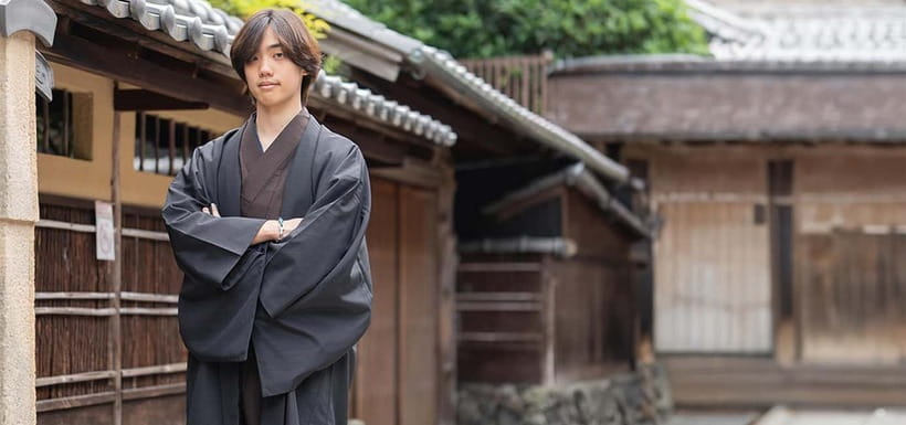 Kyoto Kimono Rental mimosa Kimono/Yukata Rental Men's Plan - Communication and Comfort: English and Chinese Support
