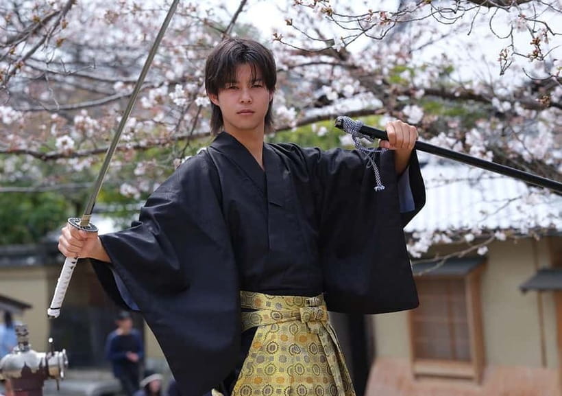 Kyoto Kimono Rental mimosa Samurai Plan｜Feel the History - Photographer option: when you want the sword-and-kimono story on film