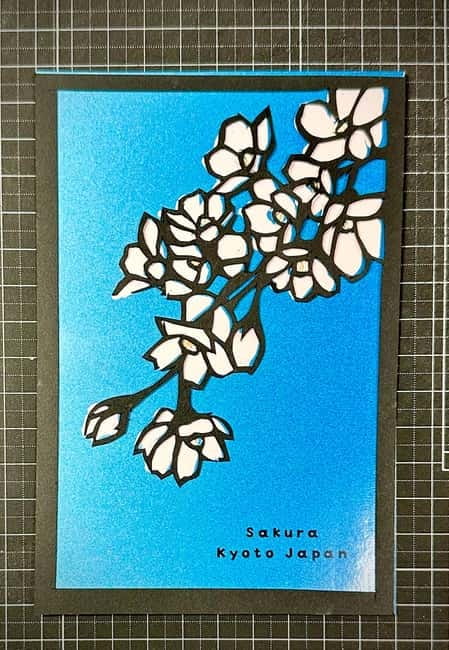 Kyoto: Kirie Paper Cutting Workshop - The cutting technique that makes Kirie feel calming