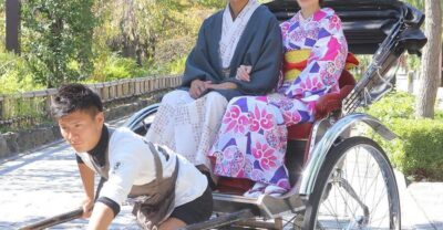 Kiyomizu-dera Temple Rent a kimono and ride a rickshaw