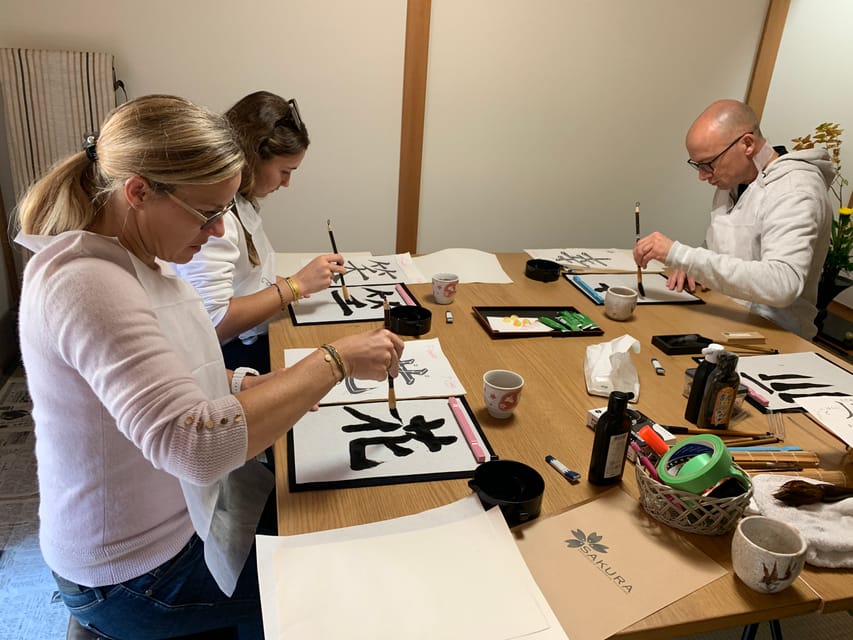 Kyoto: Local Home Visit and Japanese Calligraphy Class - Creating your souvenir: taking home a piece you wrote
