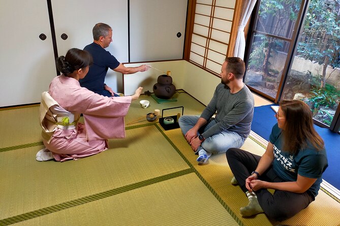 Kyoto near Fushimiinari Wagashi making&Small Group Tea Ceremony - The Local House Tea Room, Tatami Seating, and the Sock Rule