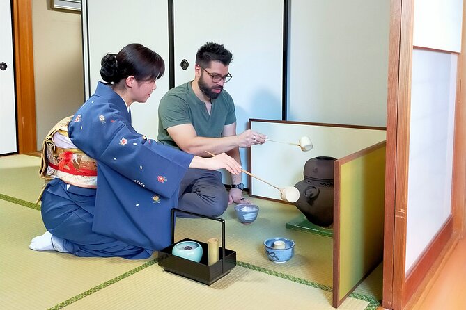 Kyoto near Fushimiinari Wagashi making&Small Group Tea Ceremony - The Tea Ceremony Flow, Including the Scroll and How You Attend