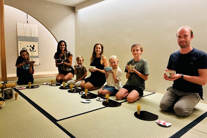 Kyoto Newly Opened Private Tea Ceremony - Sanjo Chasuian - Two bowls of matcha, one host, one you