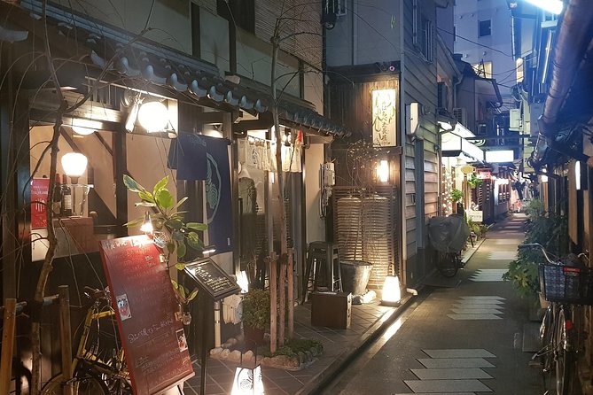 Kyoto Nighttime All-Inclusive Eats and Streets, Gion and Beyond - East-to-west after 8:15: Pontocho, Kiyamachi, and Kawaramachi at night