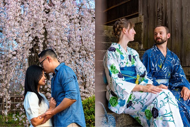 Kyoto Private Kimono Photoshoot for Couple and Solo - When to Book, and How Season Changes the Look