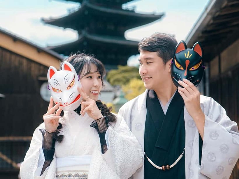 Kyoto: Private Photoshoot Service - Maruyama Park to Hokan-ji, where variety keeps your album from feeling repetitive