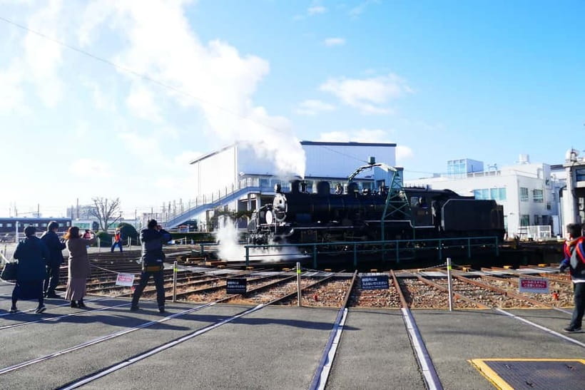 Kyoto Railway Museum Admission Ticket - The Steam Locomotive Ride and the Roundhouse Turntable Show