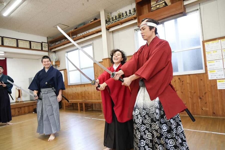 Kyoto: Samurai Sword & Kimono Action Filming Experience - Included versus not included: meals and transport