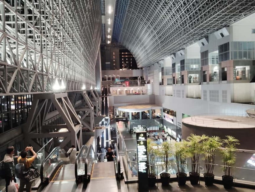 Kyoto: Station and Tower Night Tour with Light Show - The geometric light show: shadows, illumination, and better photo odds