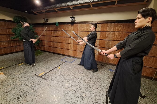 Kyoto Sword Experience - includes Museum Ticket/Ninja Experience - Iaido techniques with a blunt replica sword, plus a safe drill