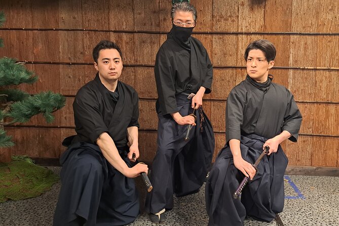 Kyoto Sword Experience - includes Museum Ticket/Ninja Experience - Ninja star throwing and armor photos: the fun part that can get tight