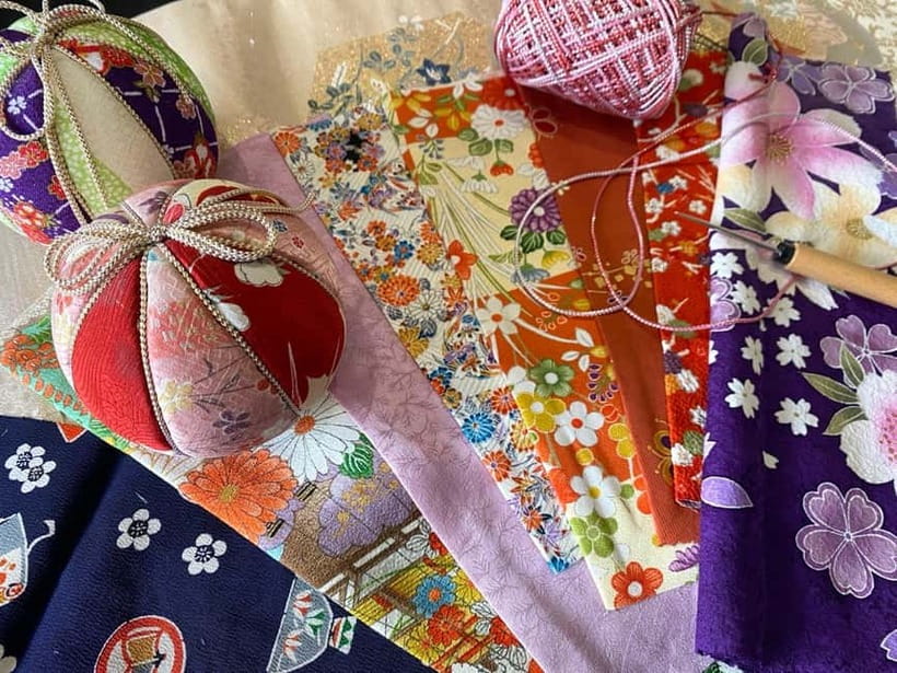 Kyoto: Traditional Kimono Fabric Handicrafts Workshop - Kyoto Temari Workshop in a Kimono Fabric Antique Boutique