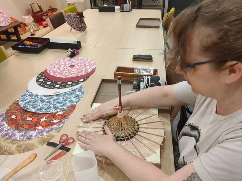 Kyoto: Traditional Mini Umbrella Making Workshop - The Materials and Tools That Make a Wagasa Different