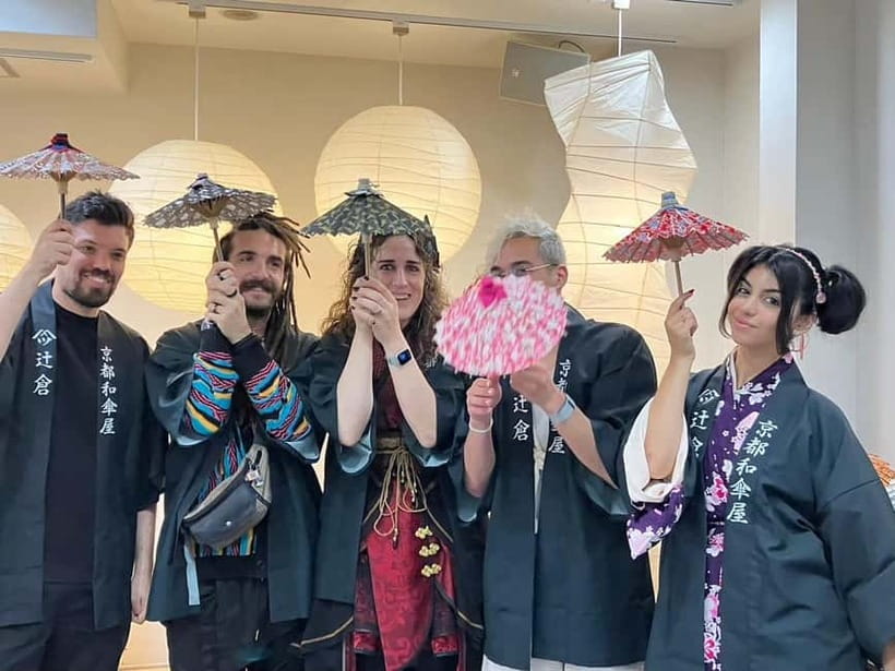 Kyoto: Traditional Mini Umbrella Making Workshop - Personal Design, the Happiness Symbol, and the Joy of Gifting