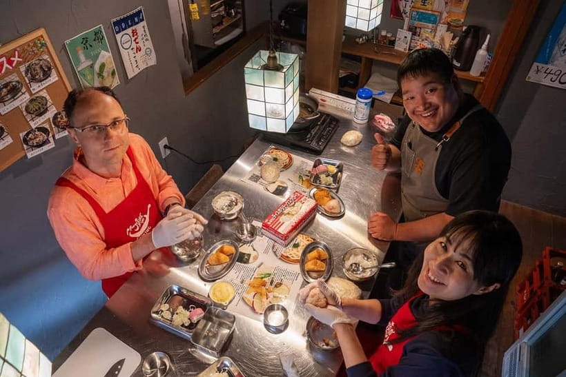 Kyoto Udon & Tempura Cooking Class with Professional Chefs - Inari Sushi and Onigiri: Shaping Seasoned Rice