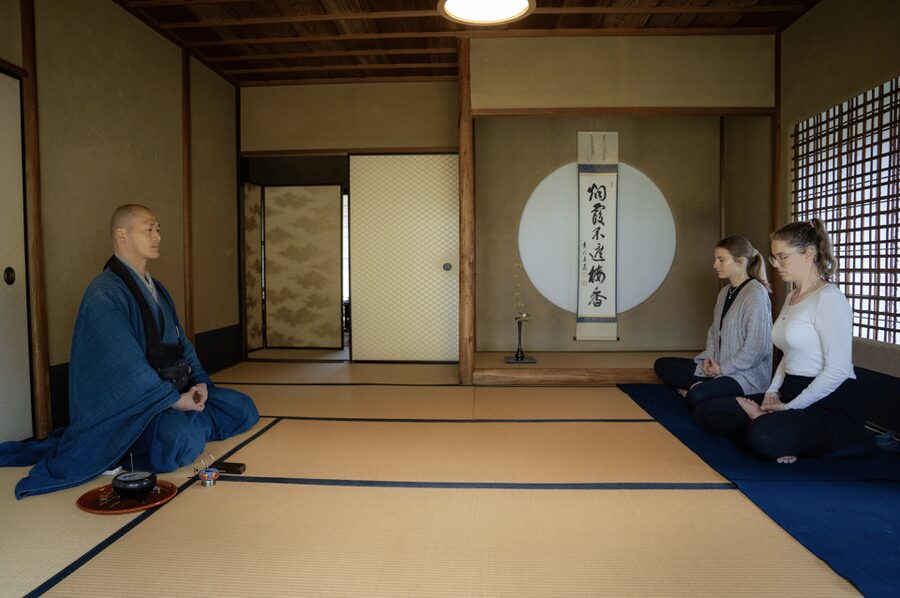 Kyoto: Zen Meditation at a Private Temple with a Monk - Tea ceremony and garden views after you sit
