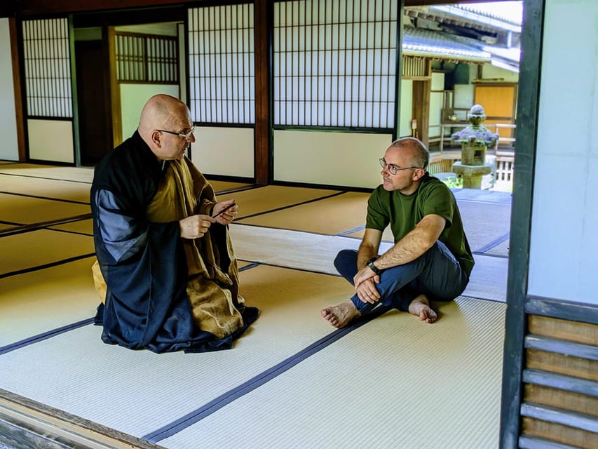 Kyoto: Zen Meditation & Zen workshops with a Westerner Monk! - Close-up Magic and Calligraphy Souvenir Time