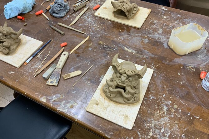 Let's make only one original onigawara in the world!! - Making a Kawara-Style Onigawara Demon Face, Step by Step