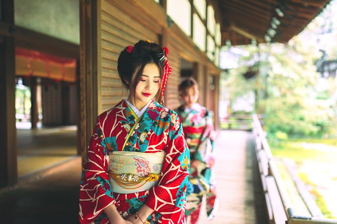 Long-sleeved 'Furisode' Kimono Experience in Kyoto - Price and value for $108.66: what you are paying for