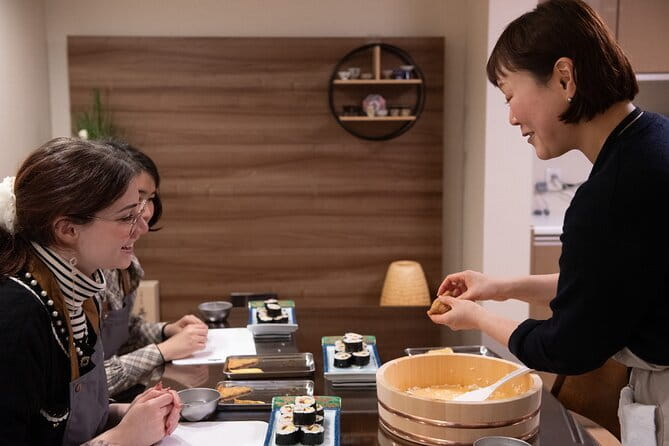 Nishiki Market, Private Sushi class & Sake Tasting in Townhouse - Lunch, Japanese dessert, and the recipe booklet you’ll actually use